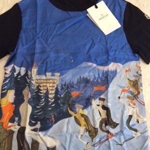 New Authentic Moncler Women's T-Shirt Size Medium